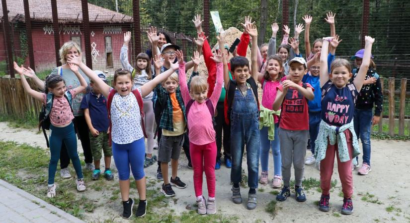 A vadasparkban jártak a könyvtár szervezte tábor diákjai (fotókkal, videóval)