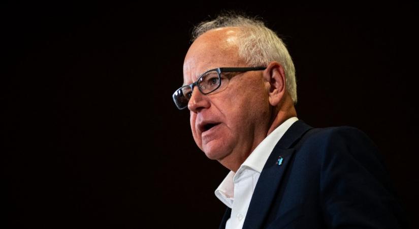 Tim Walz lesz Kamala Harris alelnökjelöltje