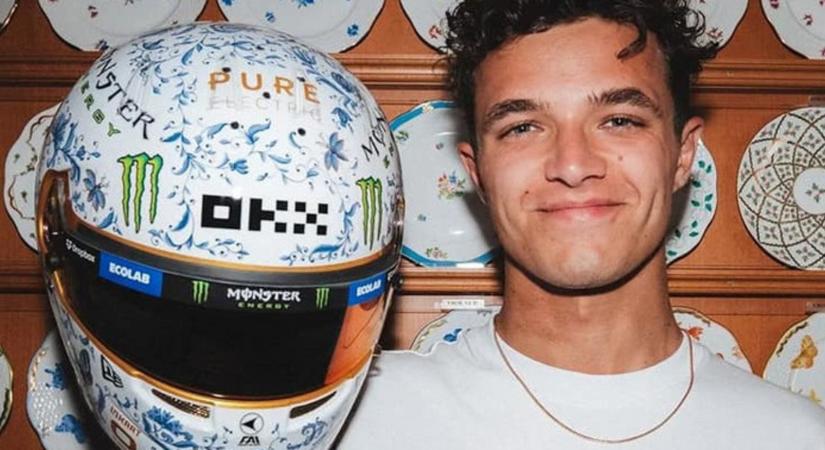 Lando Norris, a Forma1 pilótája segíti a Magyar Vakok és Gyengénlátók Országos Szövetségét