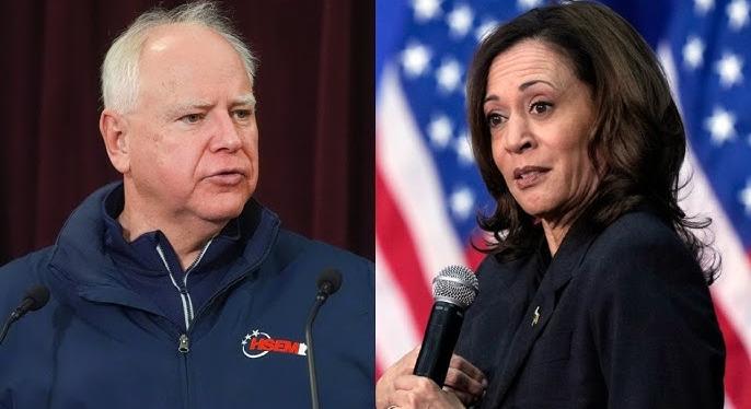 AP: Tim Walz lesz Kamala Harris alelnökjelöltje