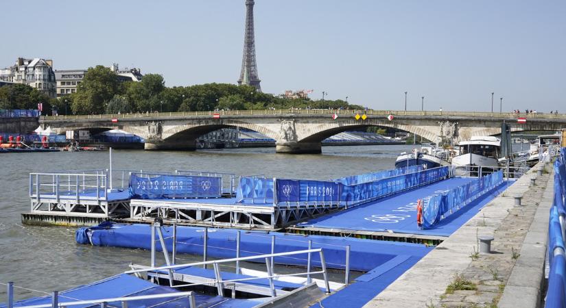 Párizs 2024 - Elmaradt a nyíltvízi úszók első edzése a Szajnában