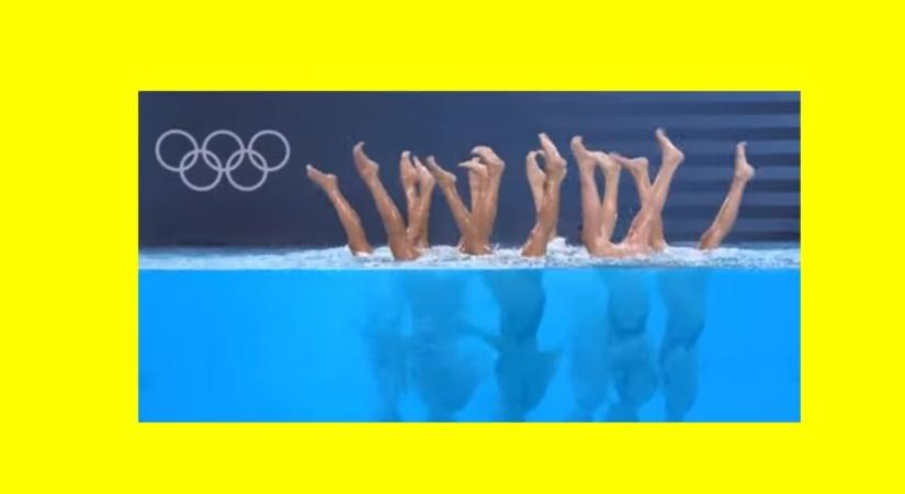 Fantasztikus víz alatti moonwalk fejjel lefelé – Az olimpia közönség-díj aspiránsa….