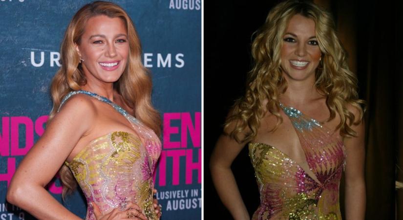 Blake Lively konkrétan ugyanazt a ruhát viselte a filmpremierjén, amit Britney Spears 2003-ban