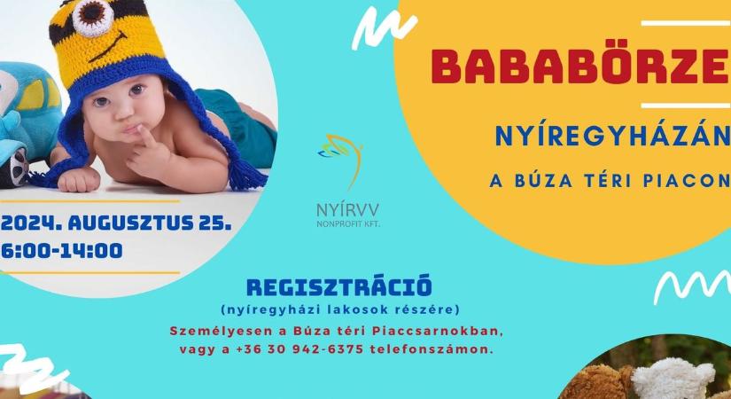 Újra babaruha börzét tartanak Nyíregyházán