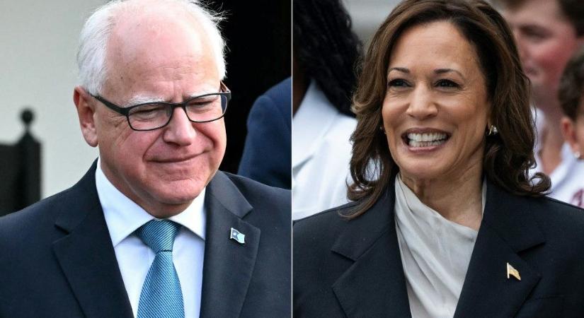 Tim Walz lesz Kamala Harris alelnökjelöltje