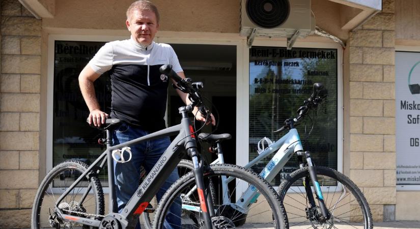 A Bükk hegyoldalas területén jól jön az e-bike. S ne higgye senki, hogy nem igazi tekerés