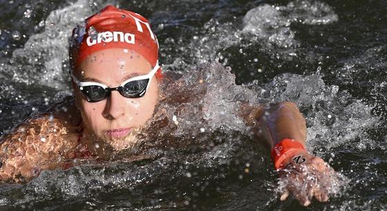 Fábián Bettina olimpiai ötödik nyíltvízi úszásban