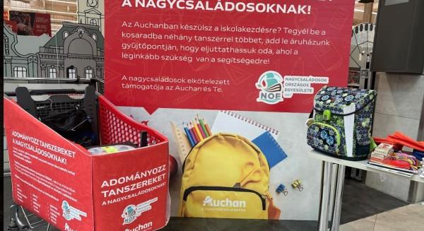 Indul a tanszergyűjtés az Auchan áruházakban