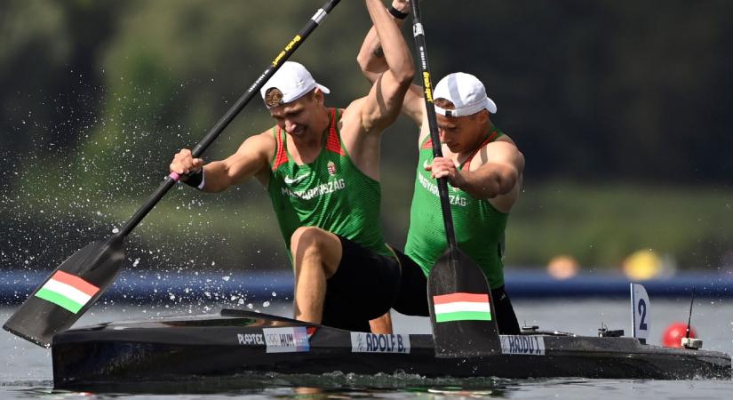 Hatodik helyen ért célba a magyar férfi kenu páros 500 méteren