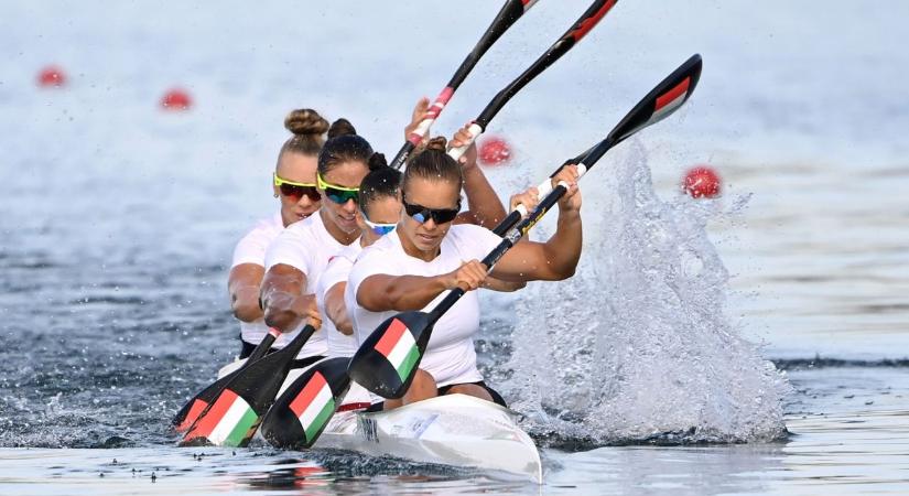 A magyar női kajak négyes szenzációs versenyzéssel olimpiai bronzérmes