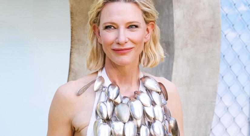 Cate Blanchett kanalakból készült felsőjéről beszél mindenki, így még sosem láttuk