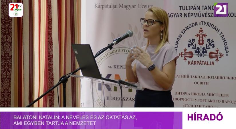 Balatoni Katalin: a nevelés és az oktatás az, ami egyben tartja a nemzetet (videó)