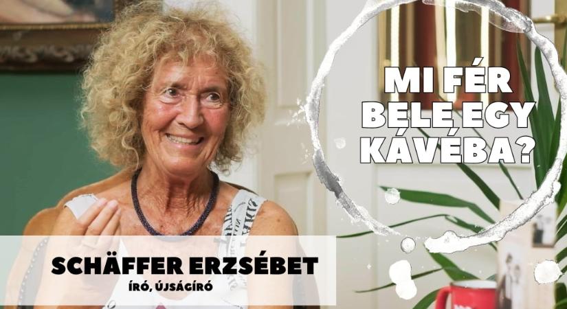 Mi fér bele egy kávéba? Schäffer Erzsébettel beszélgetünk szombaton 11 órától a Maszol YouTube-csatornáján