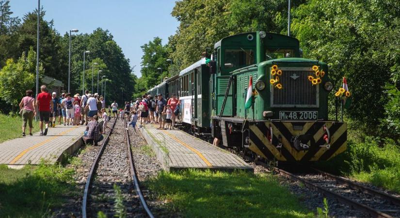 Fekete István hősei várnak a Zsuzsi Erdei Vasútnál