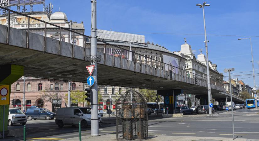 Elkezdődhet a Nyugati téri felüljáró bontása