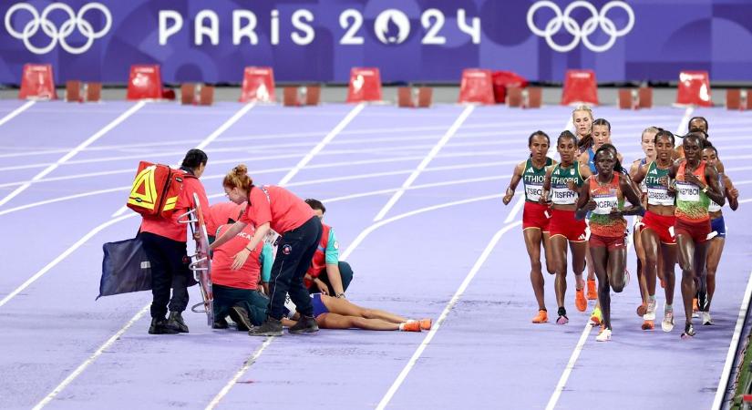 Eltűnt az éllovas, egy hordágy is előkerült az olimpiai döntőben