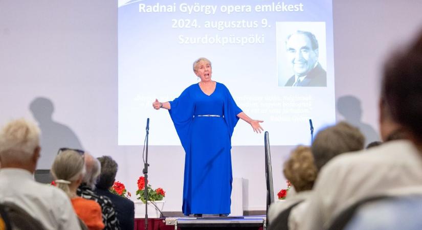 Radnai György operaénekes emlékét éltették Szurdokpüspökiben