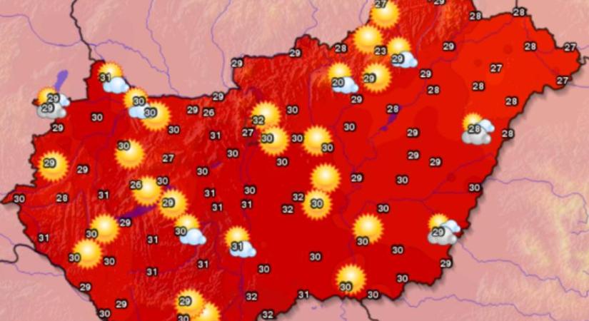 Tombol a hőség, ekkor jön az enyhülés