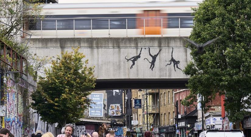 Néhány nap alatt öt Banksy-mű jelent meg Londonban, most végre kiderült, miért