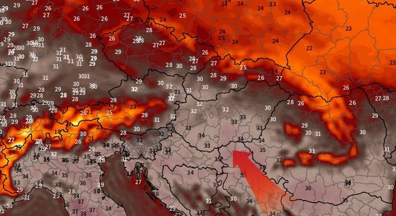 Folytatódik a meleg levegő beáramlása