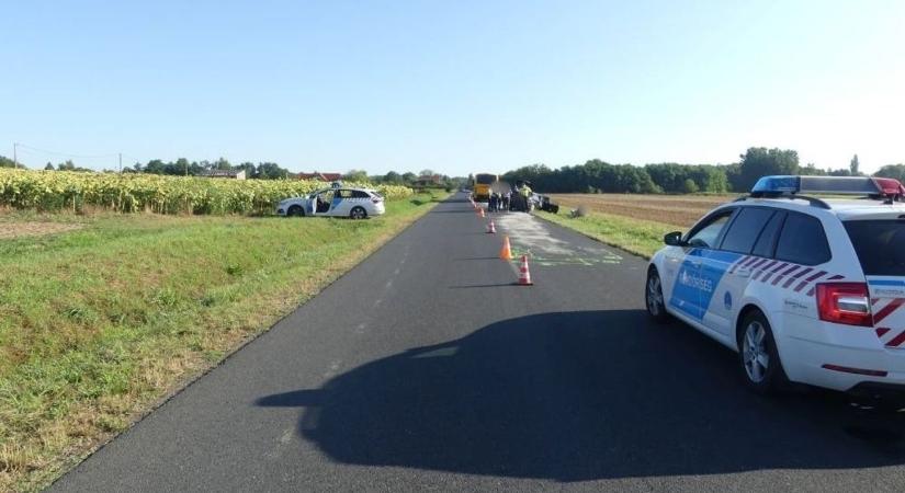 Halálos motorbaleset történt éjszaka