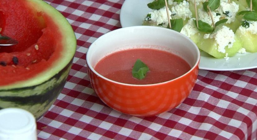 Ötperces nyári leves: görögdinnye gazpacho