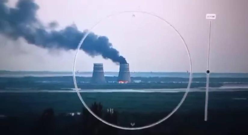 Tűz ütött ki a zaporizzsjai atomerőműben