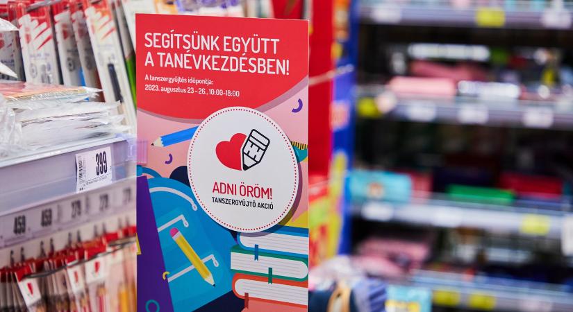 Tanszergyűjtő akciót indít a Máltai Szeretetszolgálat és a SPAR