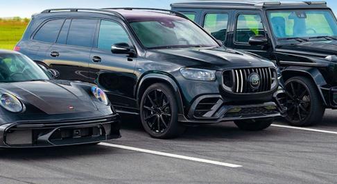 Ilyen a Brabus 900 lóerős autóinak háziversenye – videó