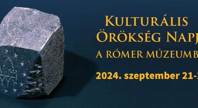 Kulturális Örökség Napjai a Rómerben