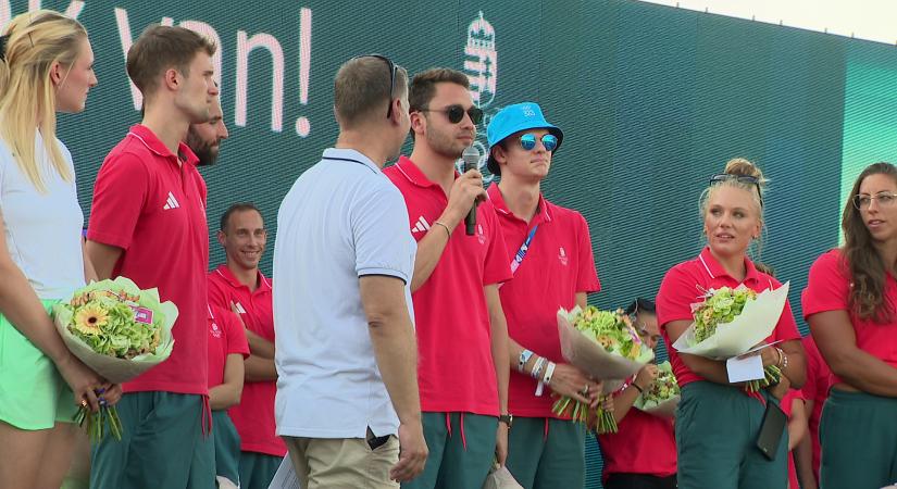 19 éremmel tért haza a magyar olimpiai csapat Párizsból  videó