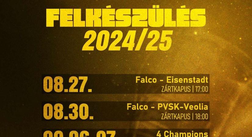 Falco KC: kezdődik a felkészülés!