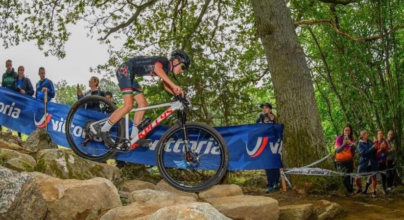 Bruchner Máté volt a legjobb magyar az ifjúsági mountain bike Eb-n