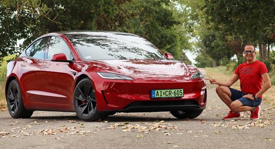 Teret görbít, időt hajlít: teszten a legdurvább legkisebb Tesla, az új Model 3 Performance