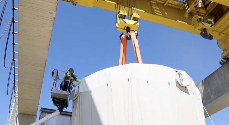 Megérkezett az első nagy berendezés a Paks II. atomerőmű projektbe