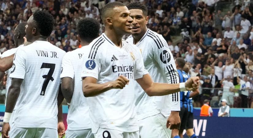 Hatodszor a Real Madridé a trófea, Mbappé góllal debütált