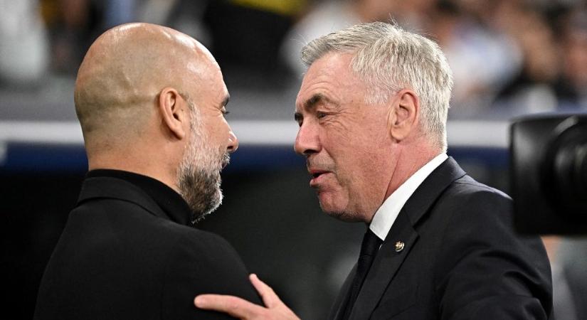 carlo Ancelotti lenyomta Pep Guardiolát