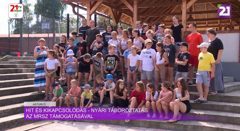 Aktuális (2024.08.15) Hit és kikapcsolódás - nyári táboroztatás az MRSZ támogatásával (videó)