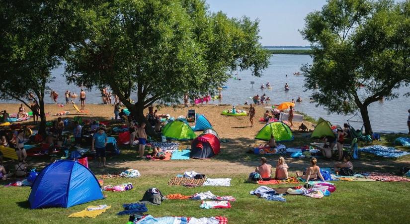 Kiváló a vízminőség a Tisza-tó strandjain