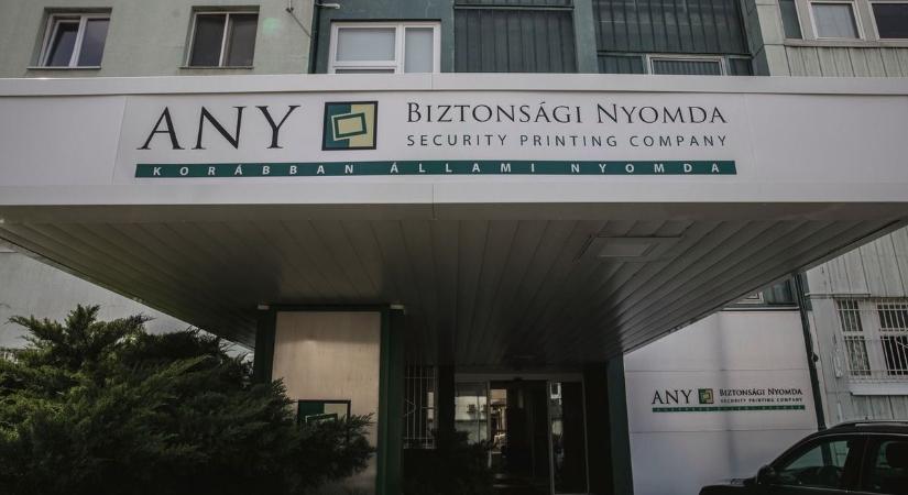 Erős félévet zárt az ANY Biztonsági Nyomda