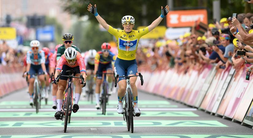 A sárga trikós Charlotte Kool nyerte a Tour de France második szakaszát