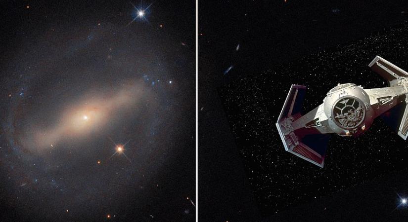 Galaktikus méretű TIE vadászt fotózott az űrben a Hubble űrteleszkóp