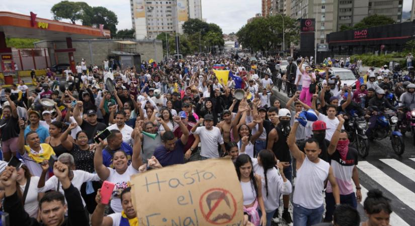 Újabb demonstrációk kezdődtek Venezuelában a választások miatt