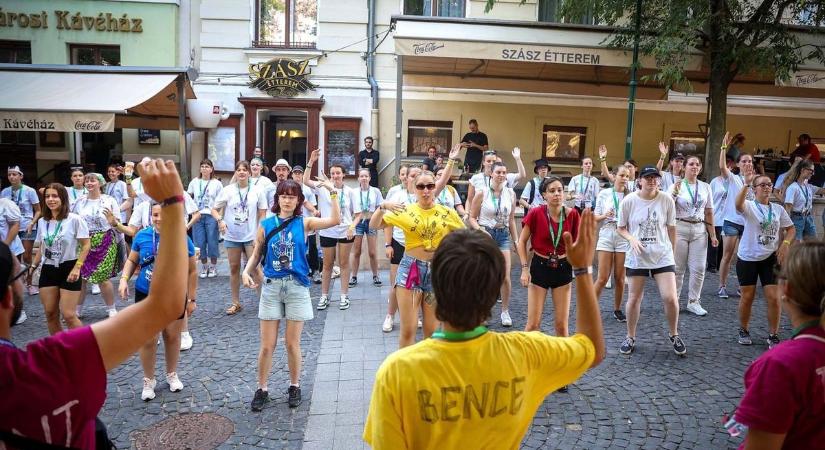 Ön is látta a Béla téren a gólyák flashmobját? (videó és galéria)