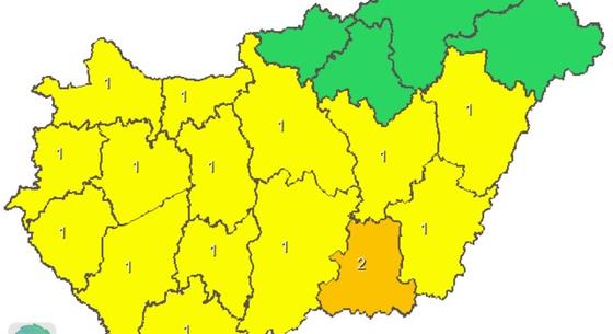 Citrom- és narancssárga figyelmeztetést adtak ki a forróság miatt, akár 36 fok is lehet kedden az ország egyes részein