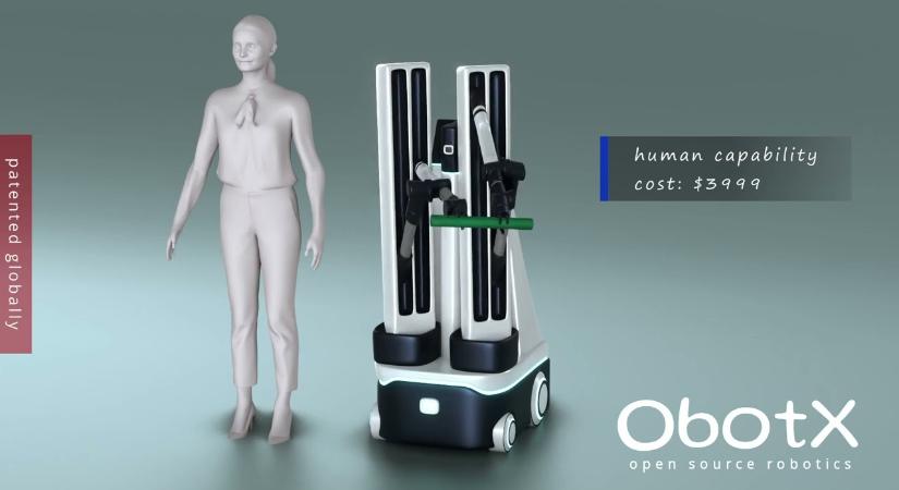 Humanoid képességű, olcsó nem humanoid robot épül