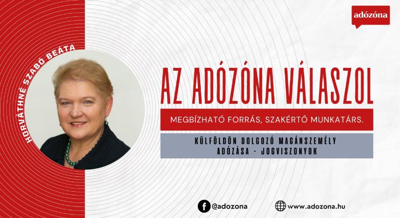 Az Adózóna válaszol: külföldön dolgozó magánszemély adózása – jogviszonyok