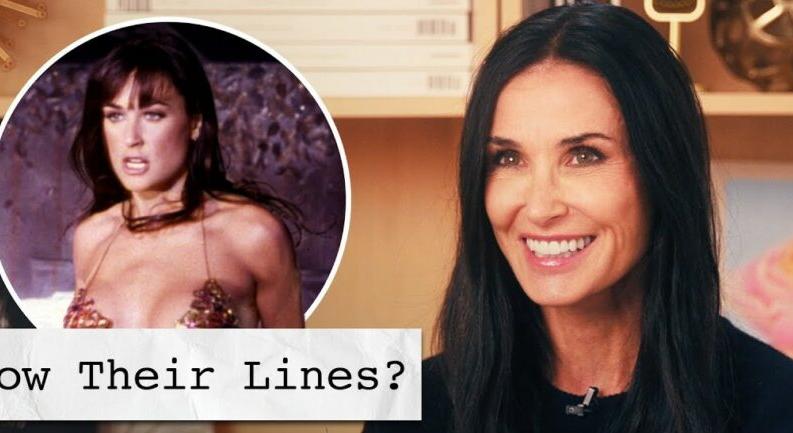 Demi Moore a szeretett filmjeinek szövegeire jobban emlékszik – videó