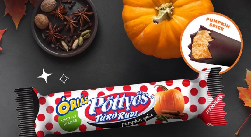 Itt a Pöttyös új dobása: pumpkin spice, azaz fűszeres sütőtök ízű Túró Rudit dobtak piacra