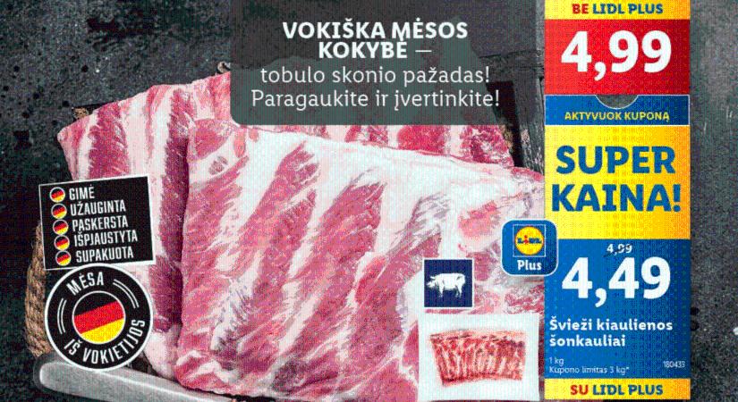 “Made in Germany” címkével ellátott sertéshúst exportál a Lidl